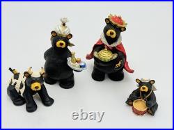 Bearfoots BEARTIVITY III Black Bear Figurines Nativity Set Jeff Fleming Big Sky Bearfoots BEARTIVITY III Black Bear Figurines Nativity Set Jeff Fleming Big Sky