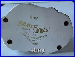 Bearfoots Bear Billy Candle Holder Snowshoes Big Sky Carvers Jeff Fleming