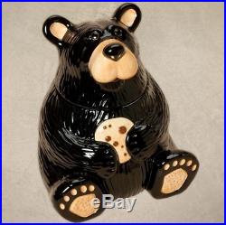 Bearfoots Bear Cookie Jar Ceramic Big Sky Carvers #B5080038