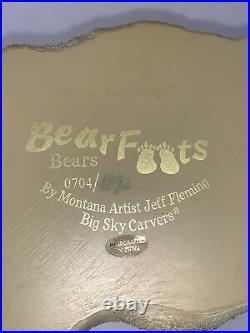 Bearfoots Bear Figurine Jeff Fleming Dancing Bear Two Step #88 Big Sky Carvers