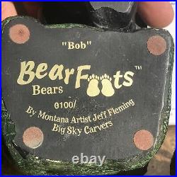 Bearfoots Bear Lot of 3 Big Sky Carvers Artist Jeff Fleming