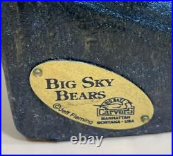 Bearfoots Bear Toilet Paper Holder Jeff Fleming Big Sky Carvers Rare Collectable