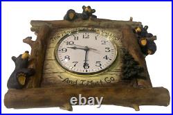 Bearfoots Bear Wall Clock Jeff Fleming Big Sky Carvers Mountains Are Calling SEE Bearfoots Bear Wall Clock Jeff Fleming Big Sky Carvers Mountains Are Calling SEE