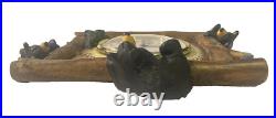 Bearfoots Bear Wall Clock Jeff Fleming Big Sky Carvers Mountains Are Calling SEE Bearfoots Bear Wall Clock Jeff Fleming Big Sky Carvers Mountains Are Calling SEE