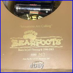 Bearfoots Bear Wall Clock Jeff Fleming Big Sky Carvers Mountains Are Calling SEE Bearfoots Bear Wall Clock Jeff Fleming Big Sky Carvers Mountains Are Calling SEE