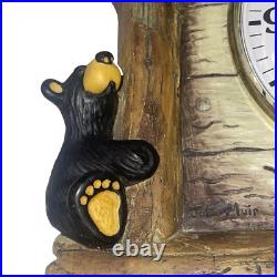 Bearfoots Bear Wall Clock Jeff Fleming Big Sky Carvers Mountains Are Calling SEE Bearfoots Bear Wall Clock Jeff Fleming Big Sky Carvers Mountains Are Calling SEE