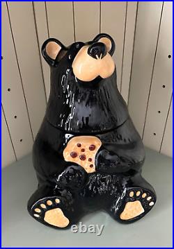 Bearfoots Bears Big Sky Carvers Cookie Jar Jeff Fleming Food Collectable Cabin