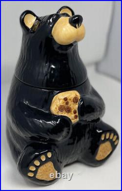 Bearfoots Bears Big Sky Carvers Cookie Jar by Jeff Fleming Food Collectable