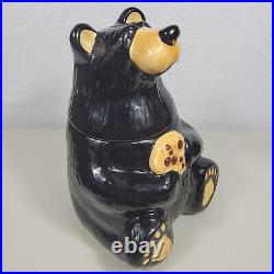 Bearfoots Bears Big Sky Carvers Cookie Jar by Jeff Fleming Food Collectable