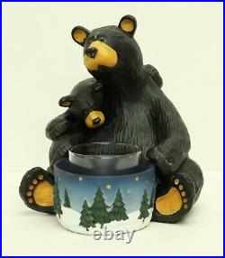 Bearfoots Bears Big Sky Carvers Jeff Fleming Light My Fire Bear Candle Holder