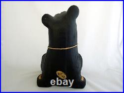 Bearfoots Bears Big Sky Jeff Fleming Rare Solid Wood 13 Hand Carved