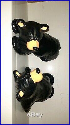 Bearfoots Bears Bookends by Jeff Fleming Big Sky Carvers