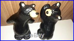 Bearfoots Bears Bookends by Jeff Fleming Big Sky Carvers