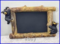 Bearfoots Bears By Jeff Fleming MARK & DUSTY Chalkboard KEY RACK Coat Hook FRAME