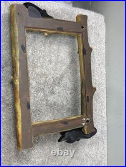 Bearfoots Bears By Jeff Fleming MARK & DUSTY Chalkboard KEY RACK Coat Hook FRAME