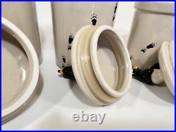 Bearfoots Bears Ceramic Storage Jars 3 PIECE SET Big Sky Carvers -FOAM PACKED VG Bearfoots Bears Ceramic Storage Jars 3 PIECE SET Big Sky Carvers -FOAM PACKED VG