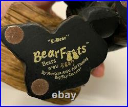 Bearfoots Bears E-bear Jeff Fleming Big Sky Carvers Retired Figurine Computer