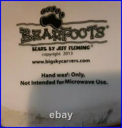 Bearfoots Bears, Jeff Fleming, Big Sky Carvers Bear withTrout Basket withTrout S&P