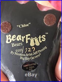 Bearfoots Bears Jeff Fleming Big Sky Carvers Chloe