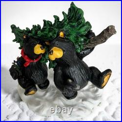 Bearfoots Bears Jeff Fleming Big Sky Carvers THE PERFECT TREE Retired Figurine