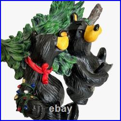 Bearfoots Bears Jeff Fleming Big Sky Carvers THE PERFECT TREE Retired Figurine