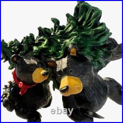 Bearfoots Bears Jeff Fleming Big Sky Carvers THE PERFECT TREE Retired Figurine