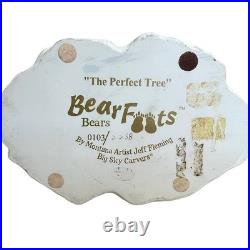 Bearfoots Bears Jeff Fleming Big Sky Carvers THE PERFECT TREE Retired Figurine