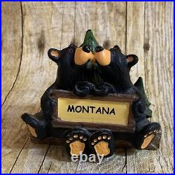 Bearfoots Bears Montana Figurine Jeff Fleming Big Sky Carvers Travel Souvenir