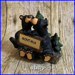 Bearfoots Bears Montana Figurine Jeff Fleming Big Sky Carvers Travel Souvenir