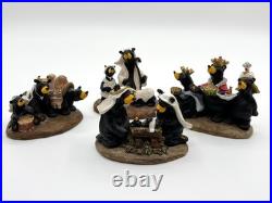 Bearfoots Bears Nativity Itty Bitty Beartivity Vtg Big Sky Carvers Jeff Fleming