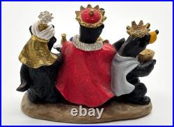 Bearfoots Bears Nativity Itty Bitty Beartivity Vtg Big Sky Carvers Jeff Fleming