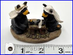 Bearfoots Bears Nativity Itty Bitty Beartivity Vtg Big Sky Carvers Jeff Fleming