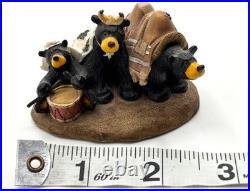 Bearfoots Bears Nativity Itty Bitty Beartivity Vtg Big Sky Carvers Jeff Fleming