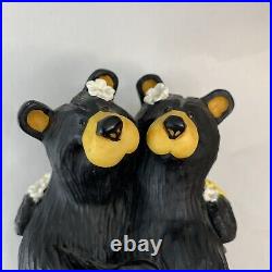 Bearfoots Bears Sisters Best Friends Bear Figurine Jeff Fleming Big Sky Carvers