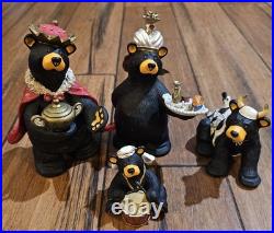 Bearfoots Beartivity III Black Bear Figurines Nativity Set Jeff Fleming Big Sky
