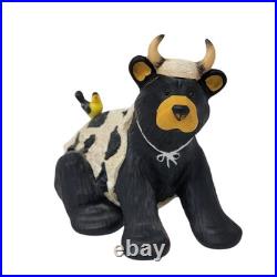 Bearfoots Beartivity III Nativity 4pc Set 50479 Jeff Fleming Big Sky Carvers