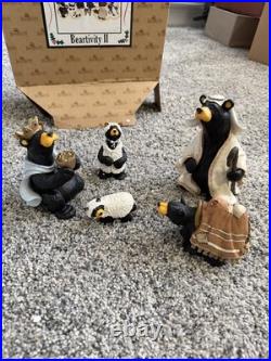 Bearfoots Beartivity II Nativity Figurine Set by Jeff Fleming Big Sky Carvers