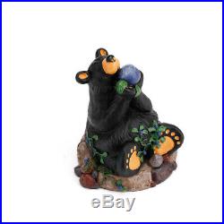 Bearfoots Berry Heaven Figurine by Jeff Fleming Big Sky Carvers Bears Love