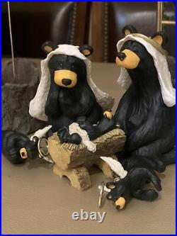 Bearfoots Big Sky Carvers Beartivity Nativity Figurines Signed Numbered