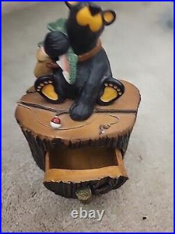 Bearfoots Big Sky Carvers Jeff Fleming Bounty Box Bear Fish Limited 0701/2895