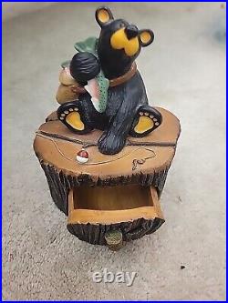 Bearfoots Big Sky Carvers Jeff Fleming Bounty Box Bear Fish Limited 0701/2895