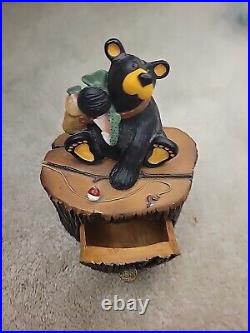 Bearfoots Big Sky Carvers Jeff Fleming Bounty Box Bear Fish Limited 0701/2895