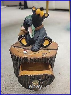 Bearfoots Big Sky Carvers Jeff Fleming Bounty Box Bear Fish Limited 0701/2895