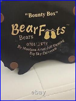 Bearfoots Big Sky Carvers Jeff Fleming Bounty Box Bear Fish Limited 0701/2895