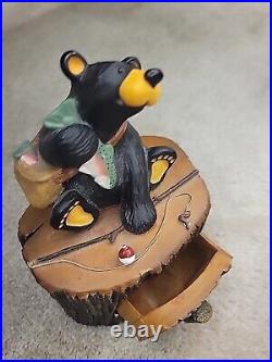 Bearfoots Big Sky Carvers Jeff Fleming Bounty Box Bear Fish Limited 0701/2895