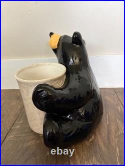 Bearfoots Big Sky Carvers Jeff Fleming Kitchen Utencil Bear Holder