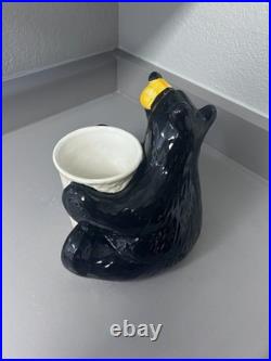 Bearfoots Big Sky Carvers Jeff Fleming Kitchen Utencil Bear Holder