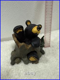 Bearfoots Big Sky Carvers Jeff Fleming Sher Bear Mama And Cubs Figurine