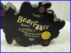 Bearfoots Big Sky Carvers Jeff Fleming Sher Bear Mama And Cubs Figurine