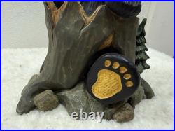 Bearfoots Big Sky Carvers Jeff Fleming Sher Bear Mama And Cubs Figurine
